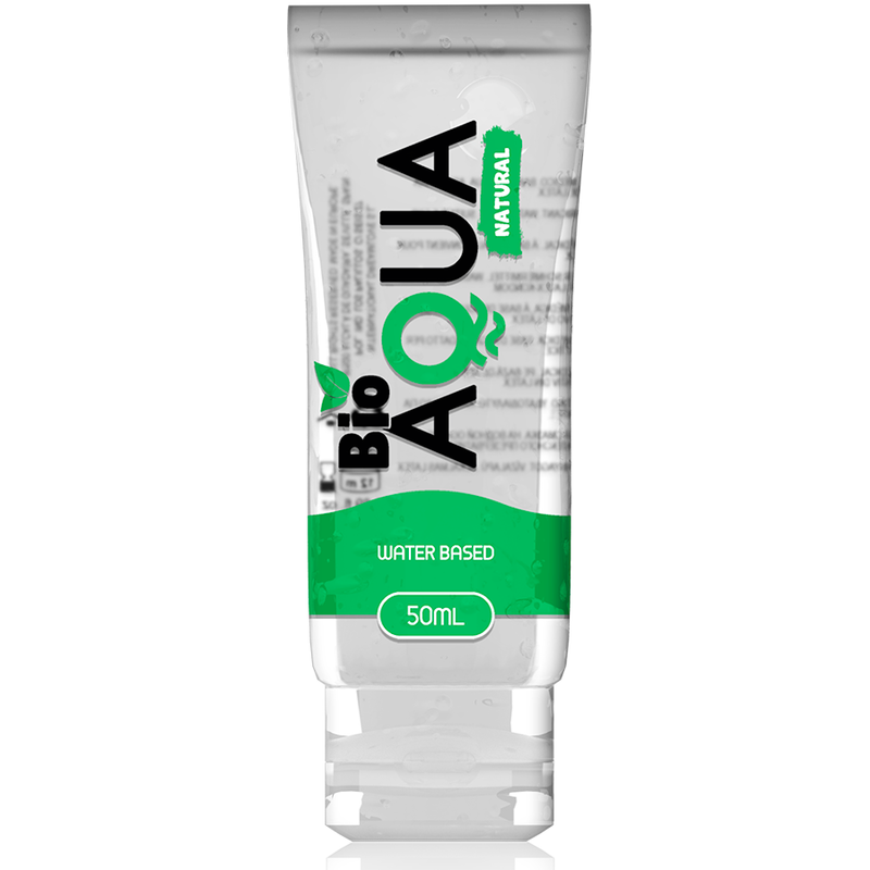 BioAqua water-based lubricant packaging on a white background