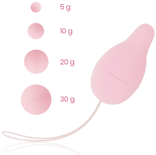 Pink electronic device with measurement markings on a white background