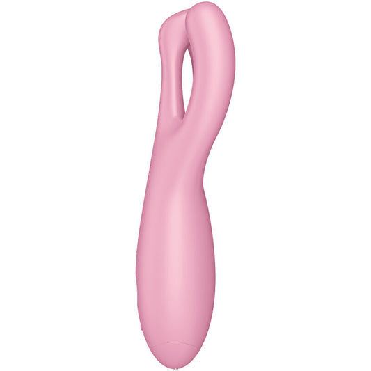 SATISFYER - THREESOME 4 VIBRATOR APP BLUE