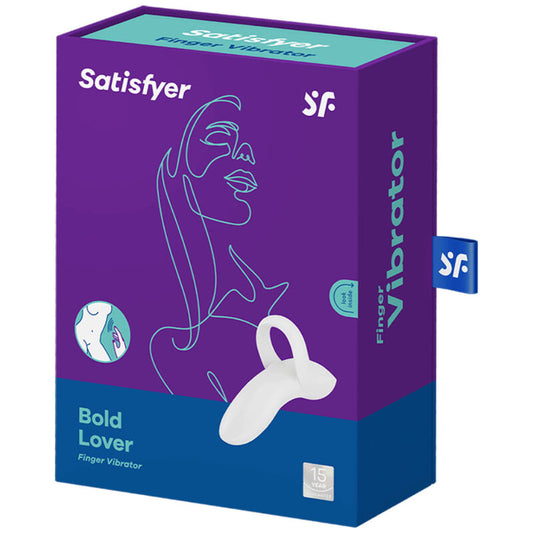 SATISFYER - BOLD LOVER FINGER VIBRATOR PINK