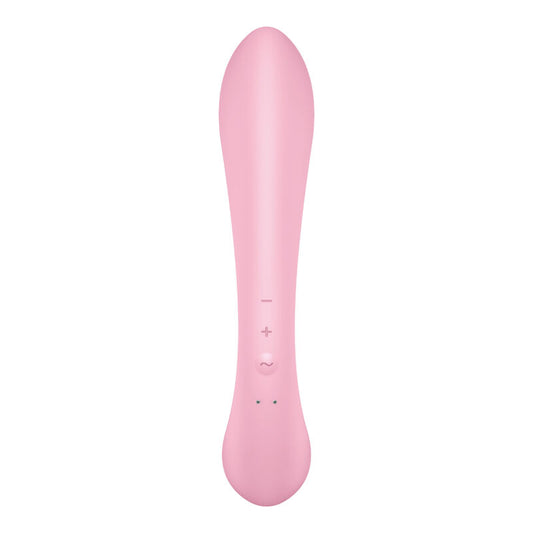 SATISFYER - TRIPLE OH HYBRID VIBRATION BLUE