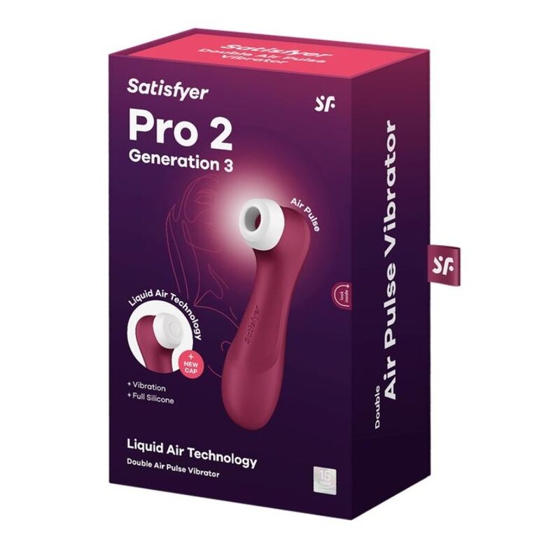 SATISFYER - PRO 2 GENERATION 3 LIQUID AIR TECHNOLOGY LILAC