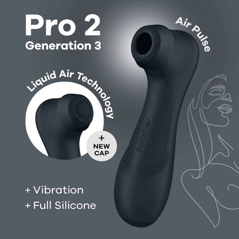 SATISFYER - PRO 2 GENERATION 3 LIQUID AIR TECHNOLOGY LILAC
