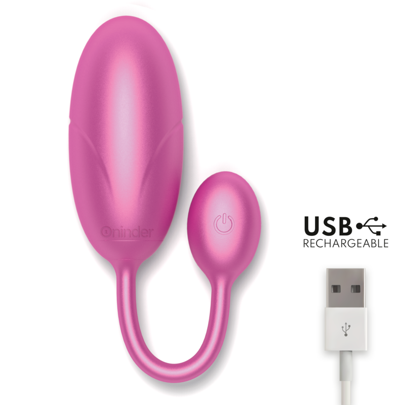 ONINDER - TOKYO VIBRATING EGG BLACK 7.5 X 3.2 CM FREE APP