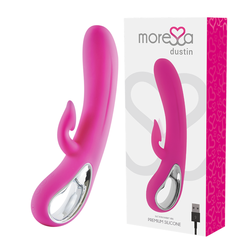 MORESSA - DUSTIN CLITORIAL STIMULATING WAVES AND POWERFUL VIBRATION PREMIUM SILICONE RECHARGEABLE