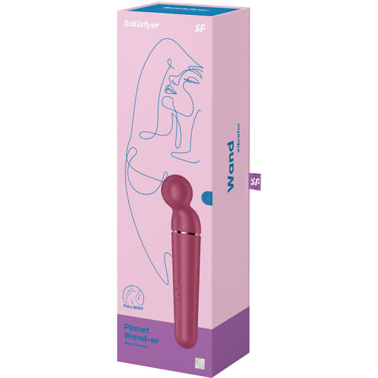 SATISFYER - PLANET WAND-ER VIBRATOR MASSAGER BLUE