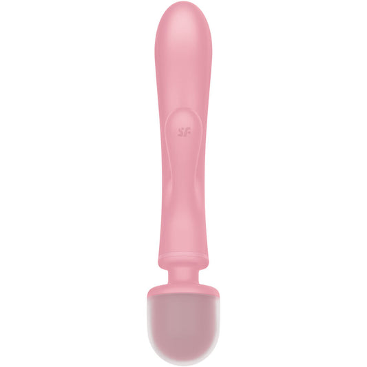 SATISFYER - TRIPLE LOVER RABBIT VIBRATOR MASSAGER GREY