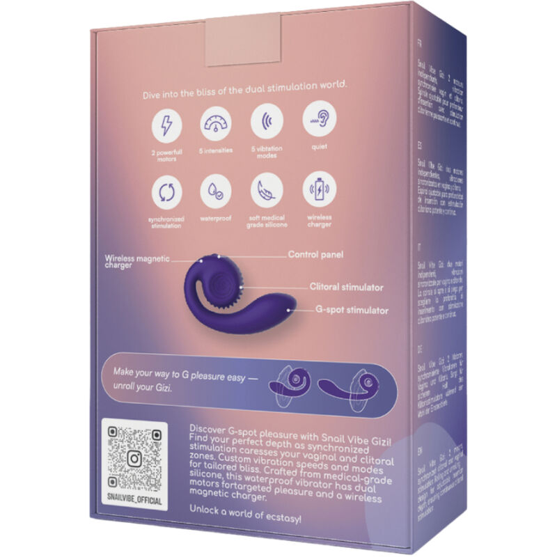 SNAIL VIBE - GIZI DUAL STIMULATOR TIFFANY