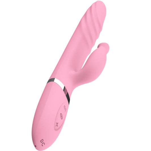 ARMONY - VIBRATOR & THRUSTING WITH PINK HEAT EFFECT TONGUE