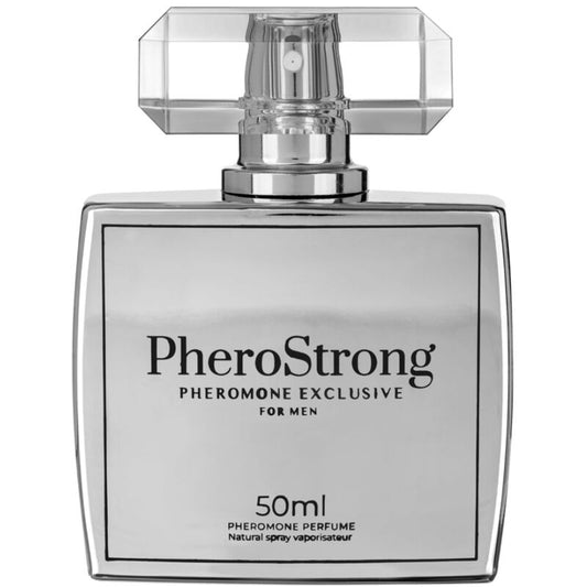 PheroStrong pheromone perfume bottle on a white background