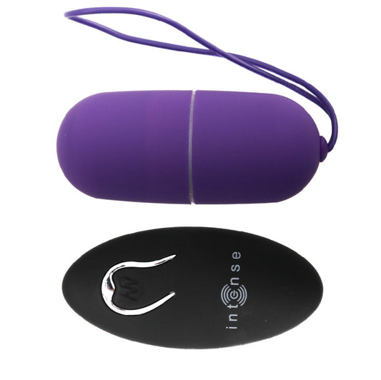 Purple cylindrical device with a black base featuring 'intense' branding on a white background
