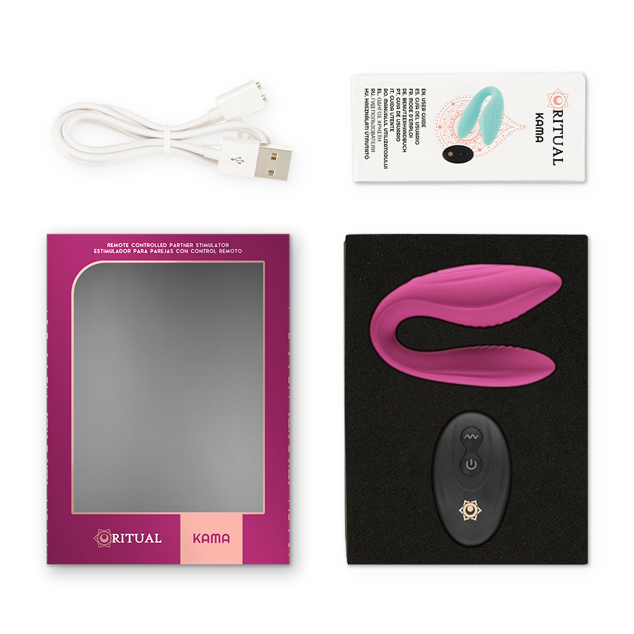 RITHUAL - KAMA REMOTE CONTROL FOR COUPLES AQUA