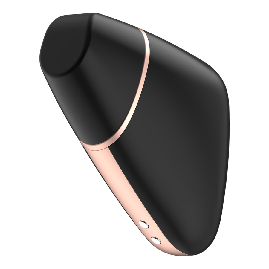 SATISFYER - LOVE TRIANGLE AIR PULSE STIMULATOR & VIBRATOR WHITE