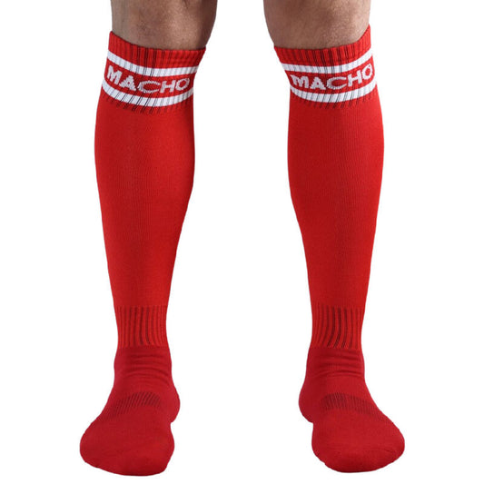 MACHO - LONG SOCKS ONE SIZE BLUE