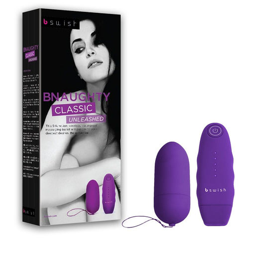 B SWISH - BNAUGHTY UNLEASHED CLASSIC VIBRATOR LILAC REMOTE CONTROL WELLWETTA.IE
