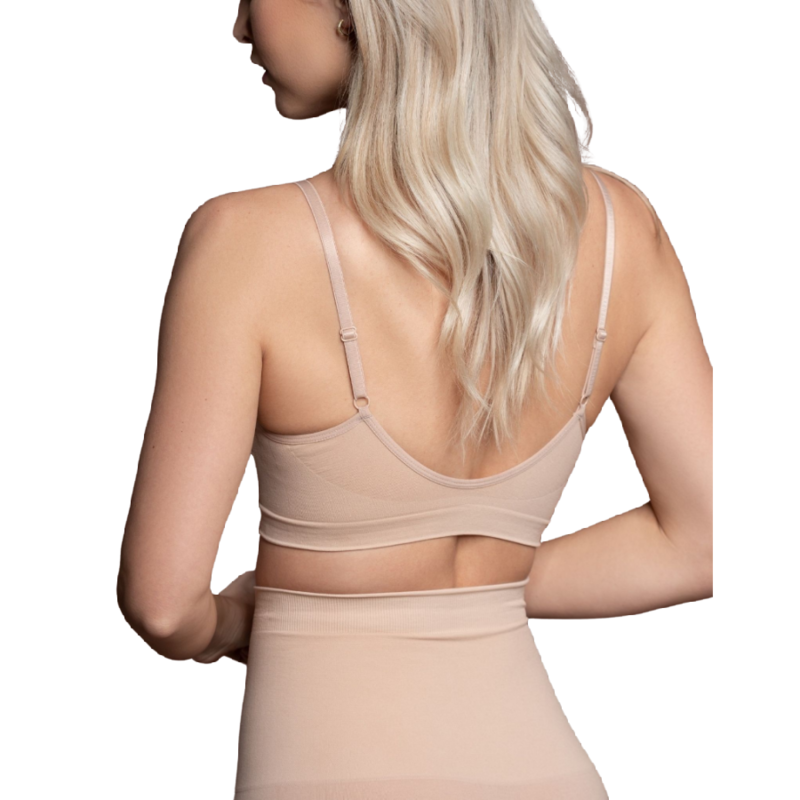 BYE-BRA - MEDIUM CONTROL BRA SEAMLESS BLACK SIZE L