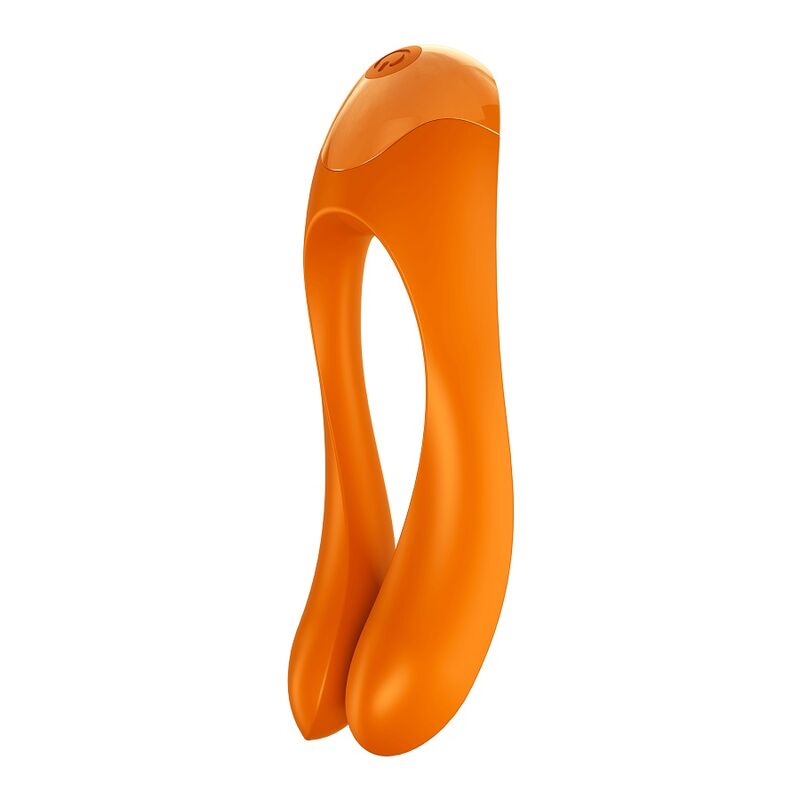 SATISFYER - CANDY CANE FINGER VIBRATOR BLACK