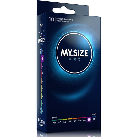 MY.SIZE Pro condom packaging on a white background
