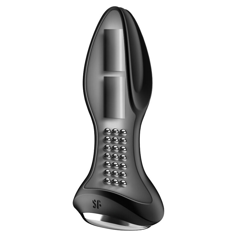 SATISFYER - ROTATOR PLUG 2+ VIBRATING PLUG APP RED