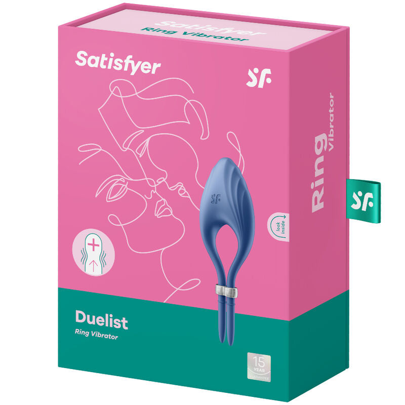 SATISFYER - DUELIST RING VIBRATOR GREY