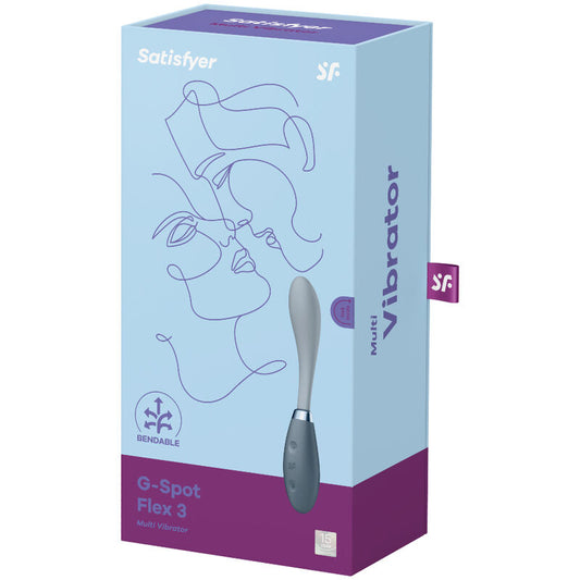 SATISFYER - G-SPOT FLEX 3 MULTI VIBRATOR RED