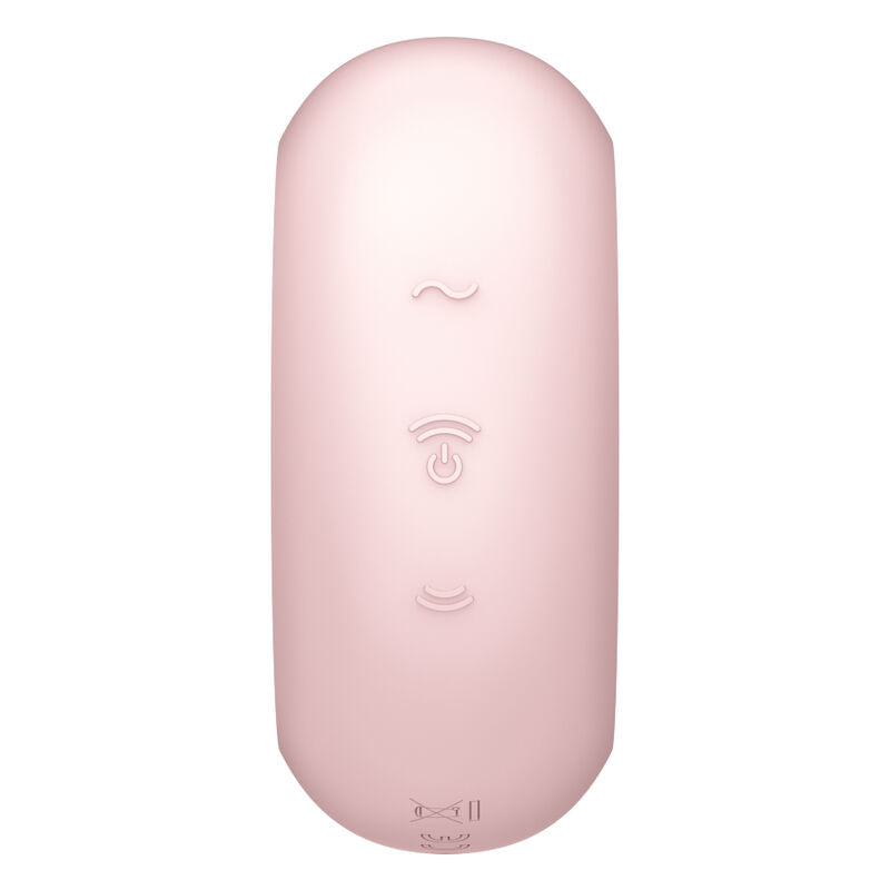SATISFYER - PRO TO GO 3 DOUBLE AIR PULSE STIMULATOR & VIBRATOR BLUE