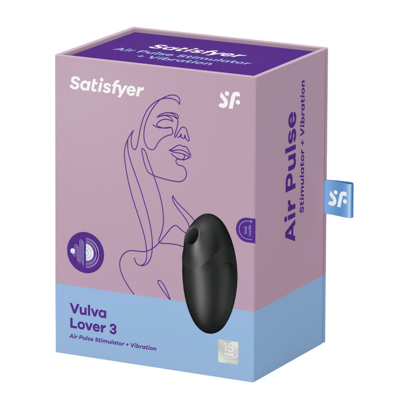 SATISFYER - VULVA LOVER 3 AIR PULSE STIMULATOR & VIBRATOR PINK