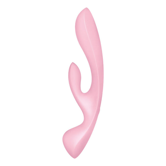 SATISFYER - TRIPLE OH HYBRID VIBRATION BLUE