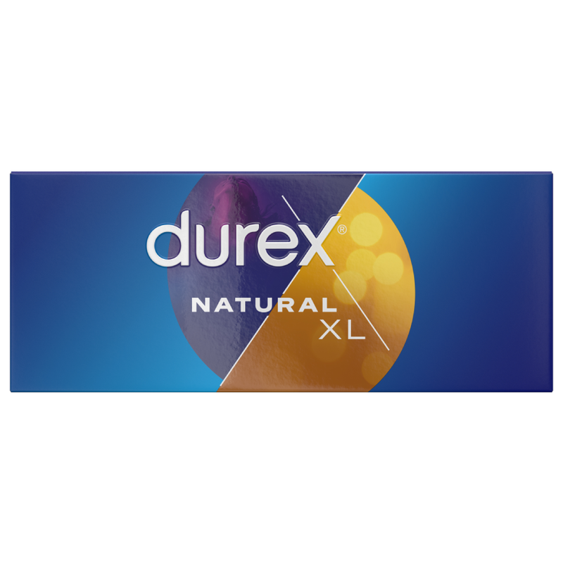 Durex Natural XL packaging on a white background