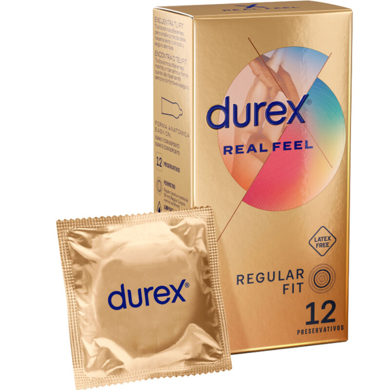 DUREX - REAL FEEL 12 UNITS by Wellwetta