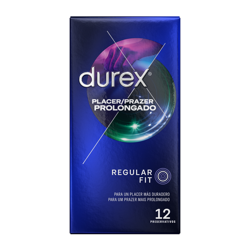 Durex condom packaging on a white background