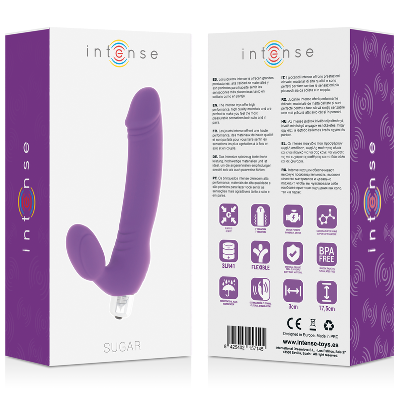 INTENSE - SUGAR SEVEN SPEEDS SILICONE-WELLWETTA