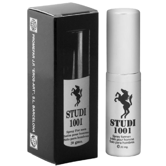 STUDI 1001 spray for men with packaging on a white background