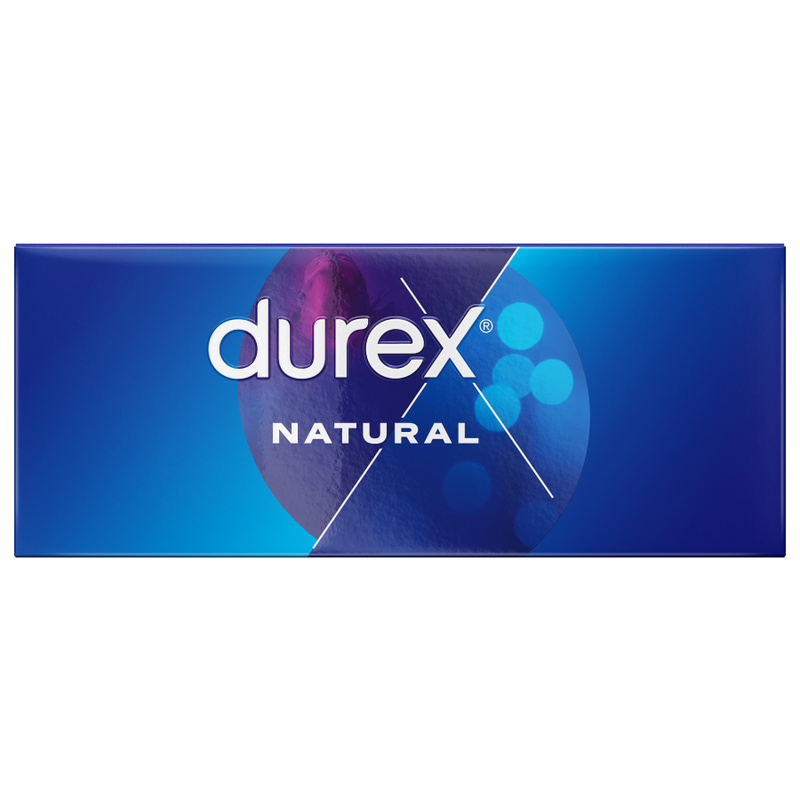 Durex Natural packaging on a white background