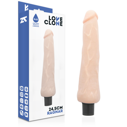 Sexual product with packaging displaying 'LOVE CLONE' branding on a white background.