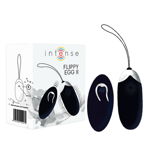 Intense Flippy Egg II product with packaging on a white background