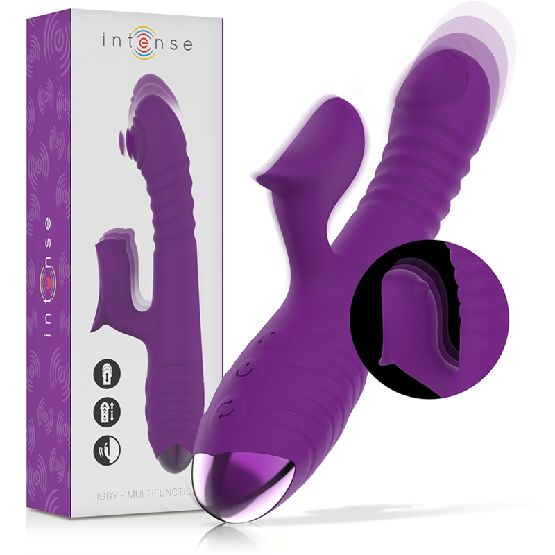 INTENSE - IGGY MULTIFUNCTION RECHARGEABLE VIBRATOR UP & DOWN