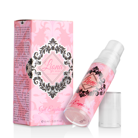 Pink and black Liana product packaging with a spray bottle on a white background
