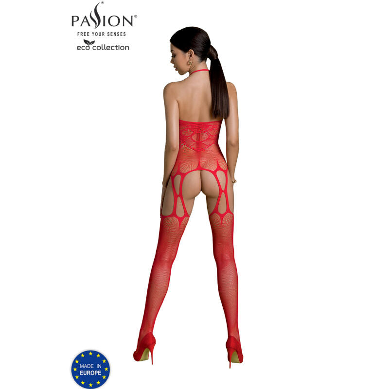 PASSION - ECO COLLECTION BODYSTOCKING ECO BS002 WHITE