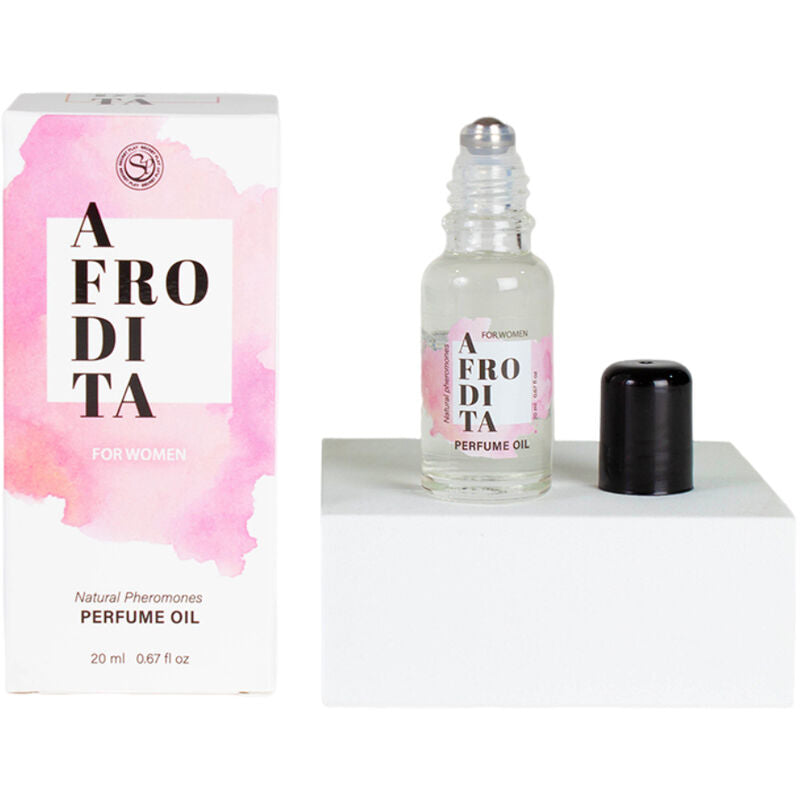 Afrodi Ta perfume oil bottle and packaging on a white background