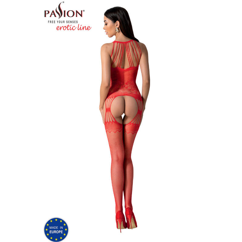PASSION - BS095 WHITE BODYSTOCKING ONE SIZE