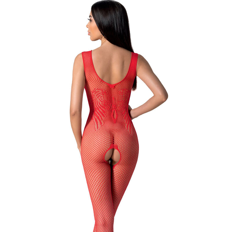 PASSION - BS098 WHITE BODYSTOCKING ONE SIZE