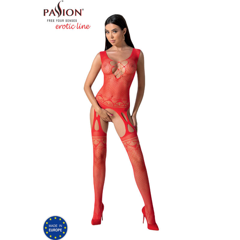 PASSION - BS099 WHITE BODYSTOCKING ONE SIZE