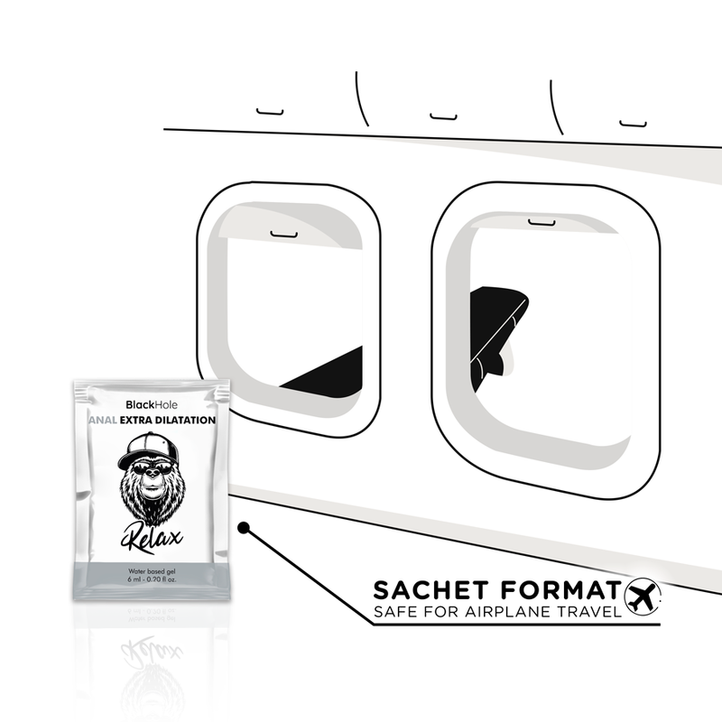 Sachet format product packaging with branding and text on a white background