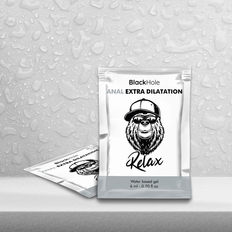 Product packaging with a graphic of a monkey wearing a cap and sunglasses on a textured gray background.