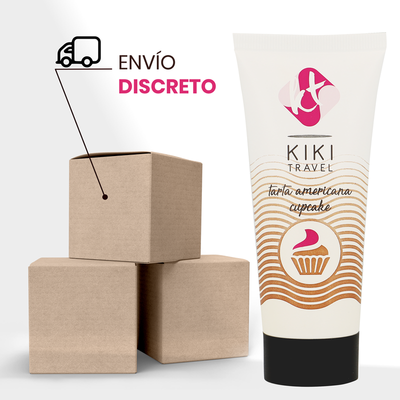 Kiki Travel product packaging with cardboard boxes on a white background