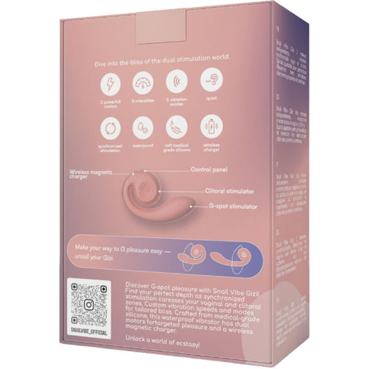 SNAIL VIBE - GIZI DUAL STIMULATOR TIFFANY