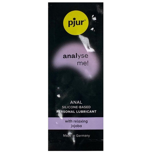 Pjur Anal Lubricant packaging with a black and purple design.