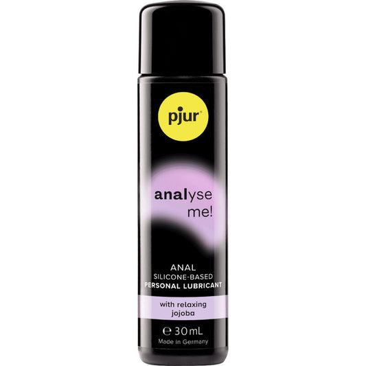 Bottle of pjur Anal Lubricant on a white background
