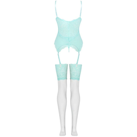 LIVCO CORSETTI FASHION - PERSINNE MIT EMPORIO SET CORSET + PANTY + STOCKINGS